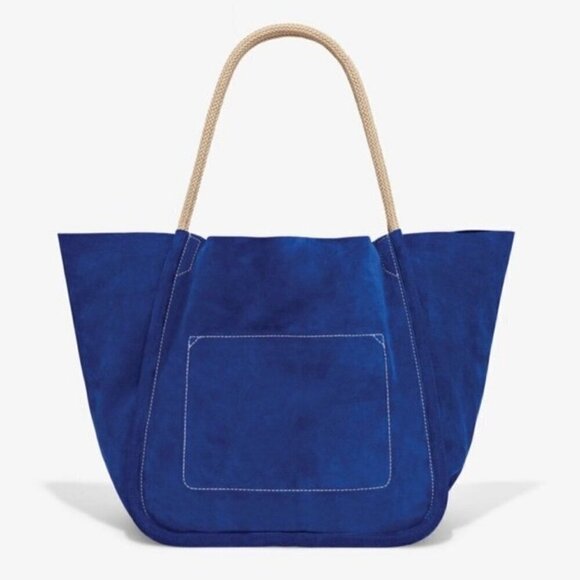 Proenza Schouler blue suede XL tote - Picture 4 of 11